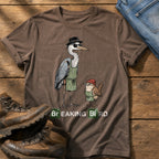 Breaking Bird — Espresso Comfort Colors tee