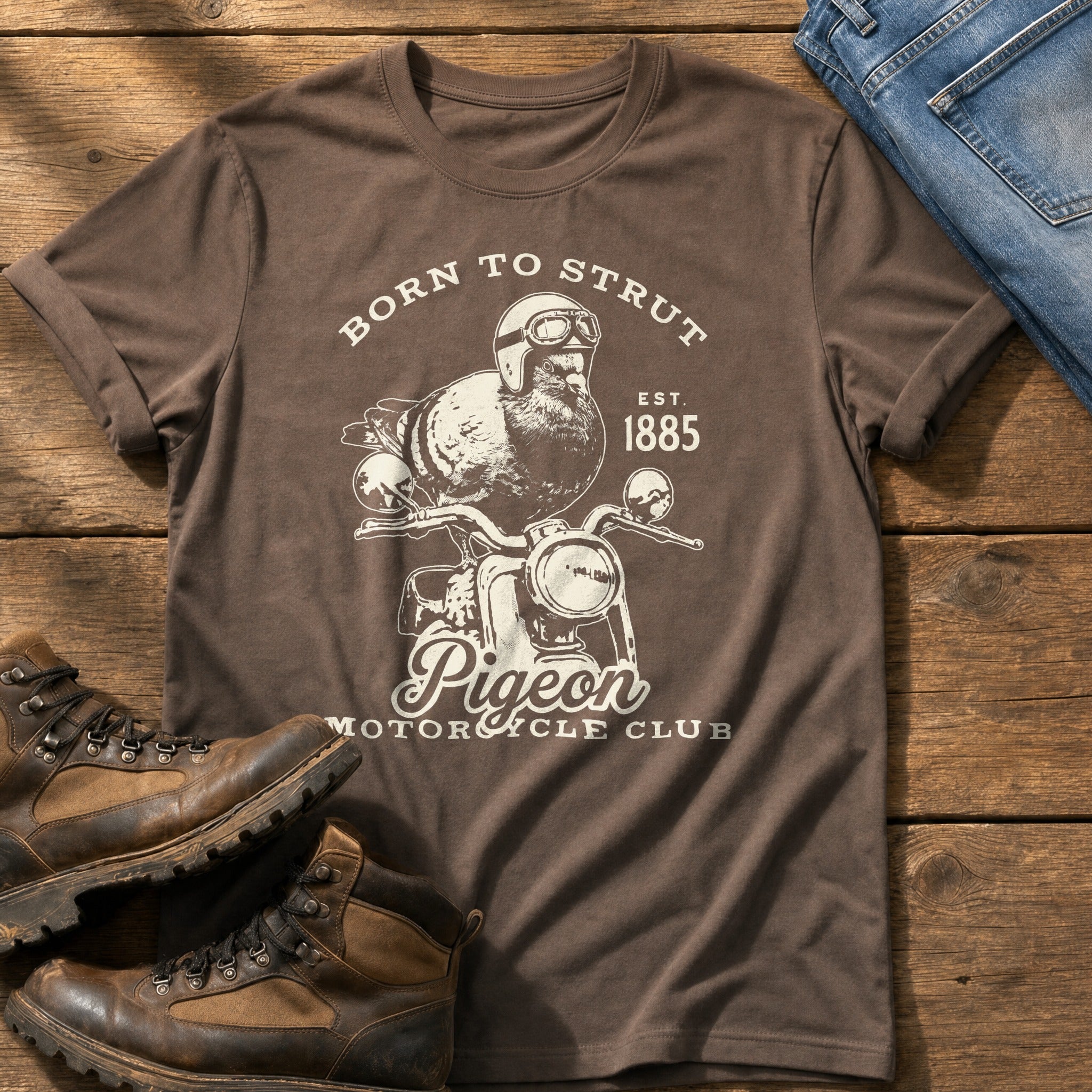 Cock Of The Walk — Espresso Comfort Colors tee