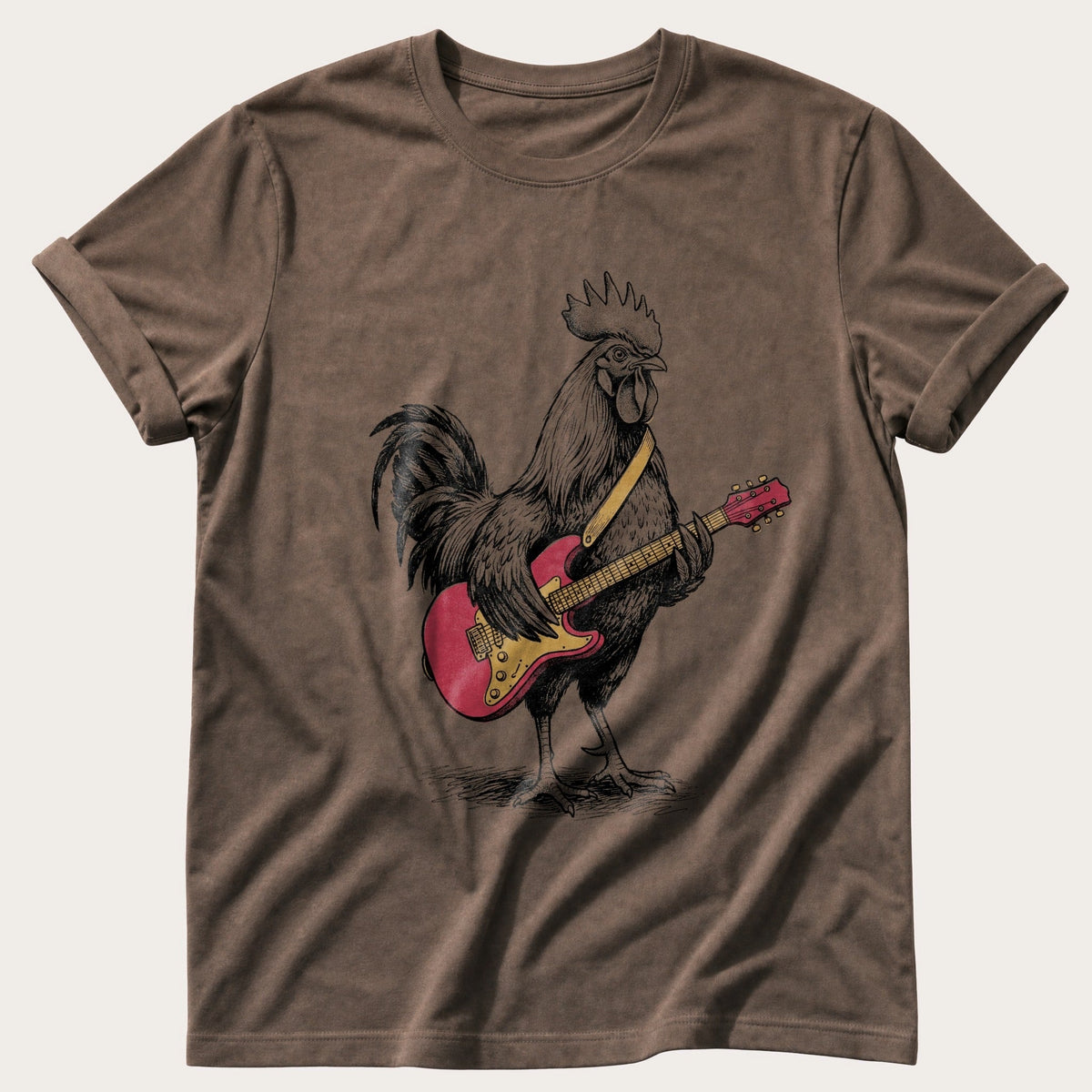 Cock Rock — Espresso Comfort Colors tee