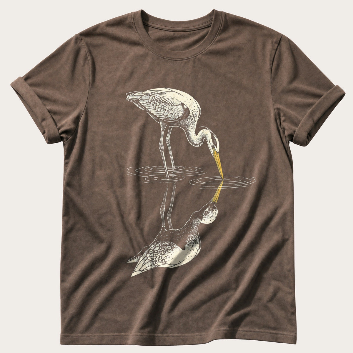 Crane Reflections — Espresso Comfort Colors tee