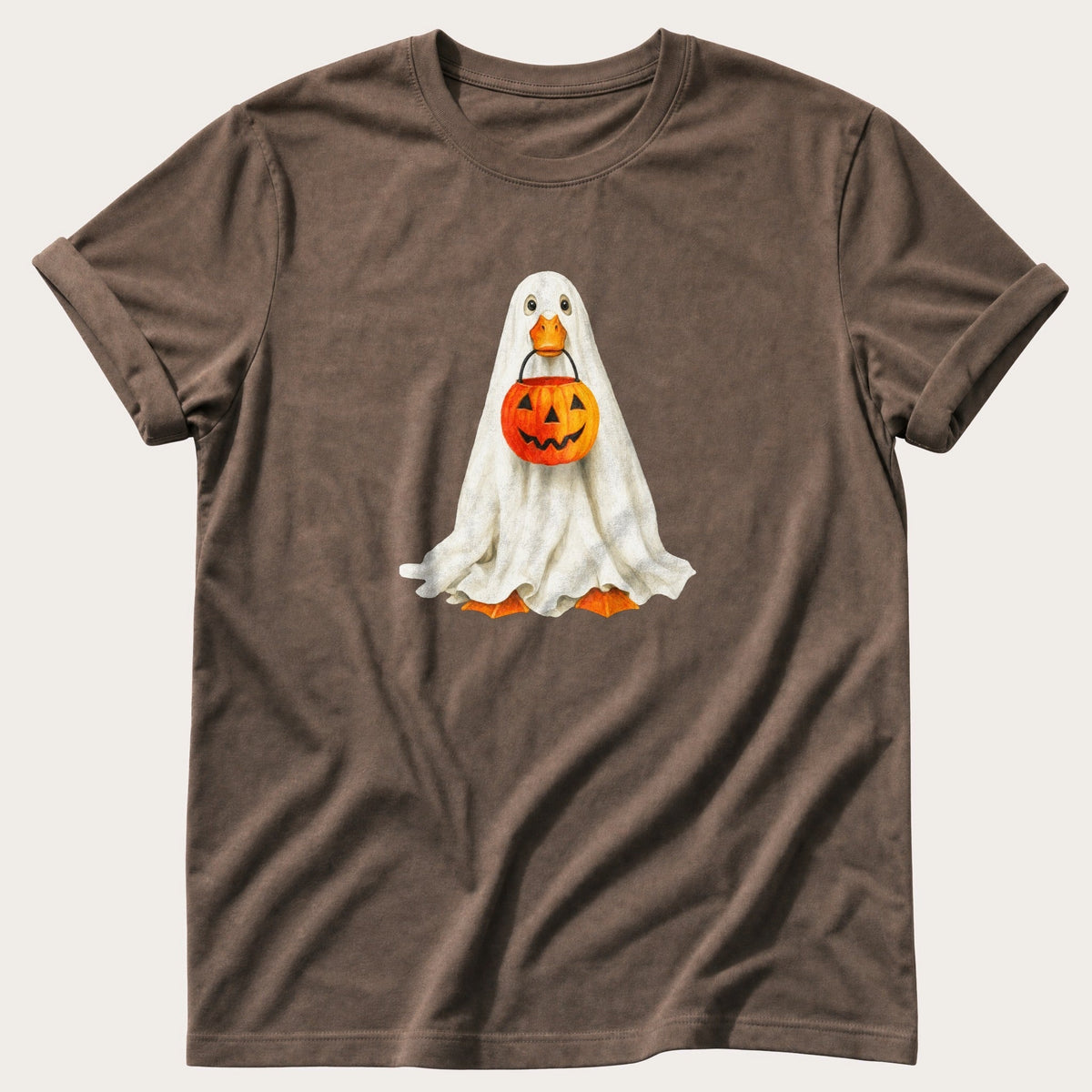 Duck Or Treat — Espresso Comfort Colors tee