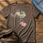 Finches On A Branch — Espresso Comfort Colors tee