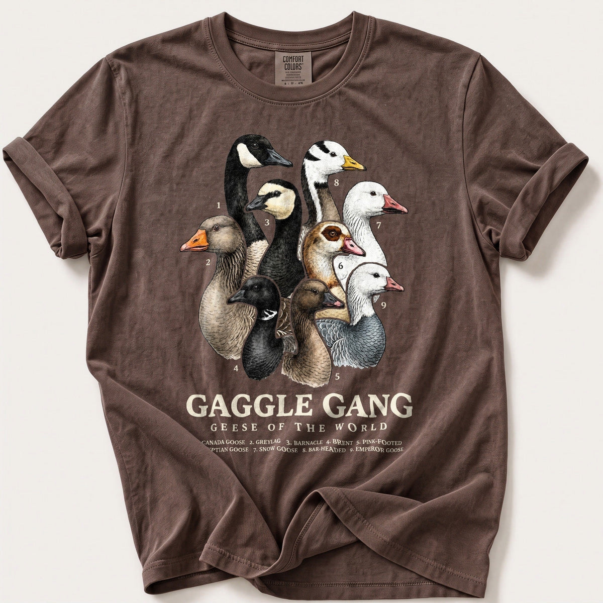 Gaggle Gang — Espresso Comfort Colors tee