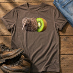 Kiwi Bird 2 — Espresso Comfort Colors tee