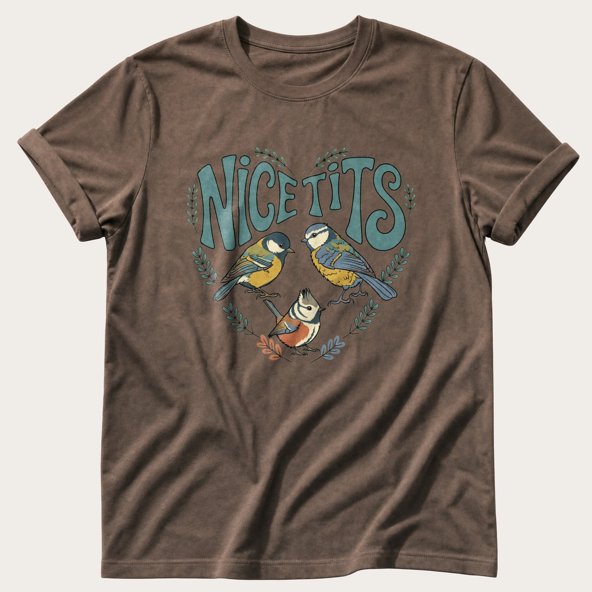 Nice Tits — Espresso Comfort Colors tee
