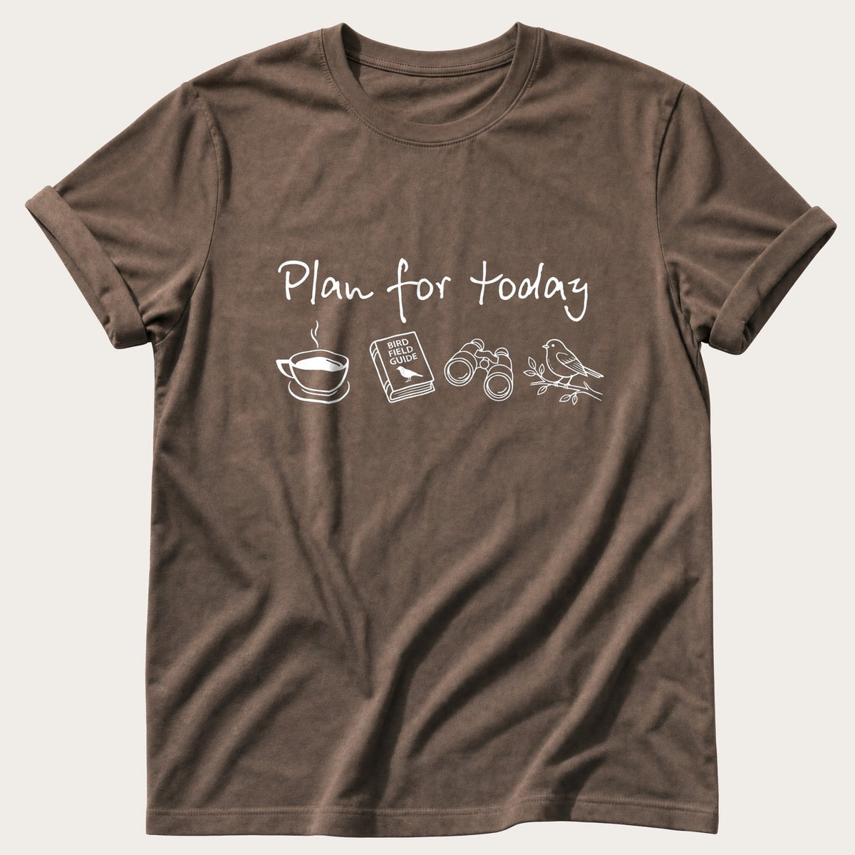 Plan For The Day — Espresso Comfort Colors tee