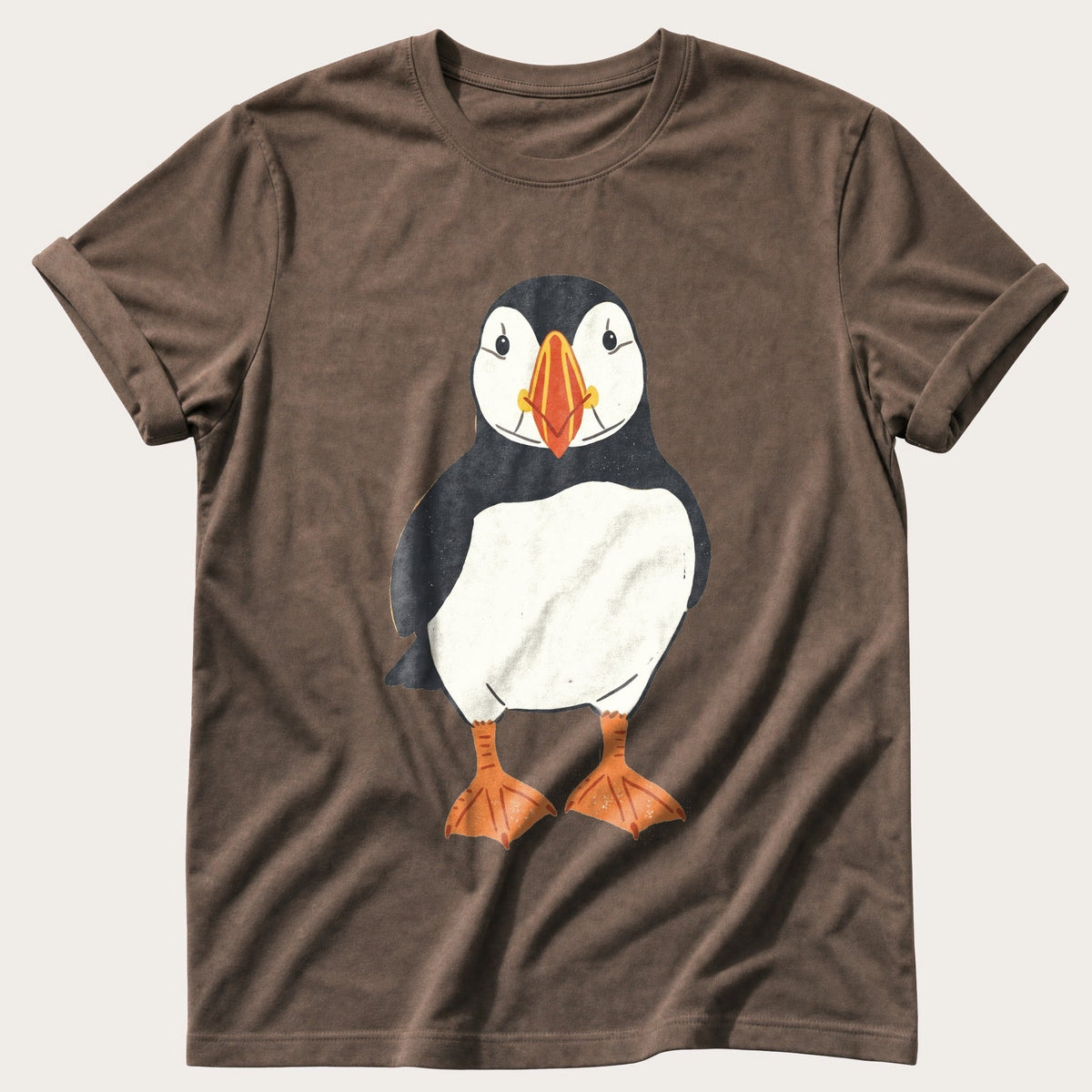 Puffin 22 — Espresso Comfort Colors tee