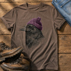 Raven Sketch 4 — Espresso Comfort Colors tee