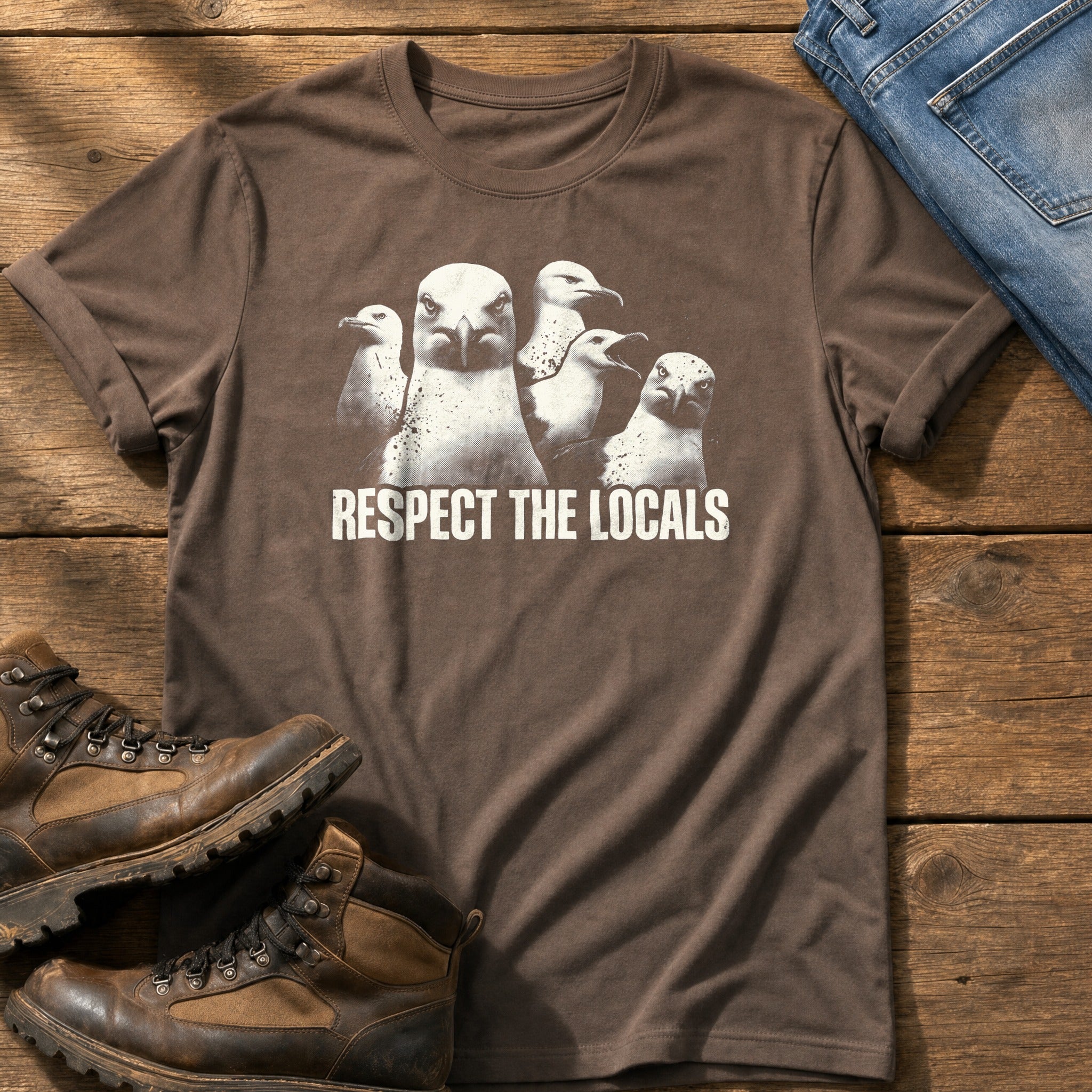Respect The Locals 11 — Espresso Comfort Colors tee