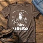 Screaming Gull — Espresso Comfort Colors tee