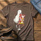 Seagull With Crisps 12 — Espresso Comfort Colors tee