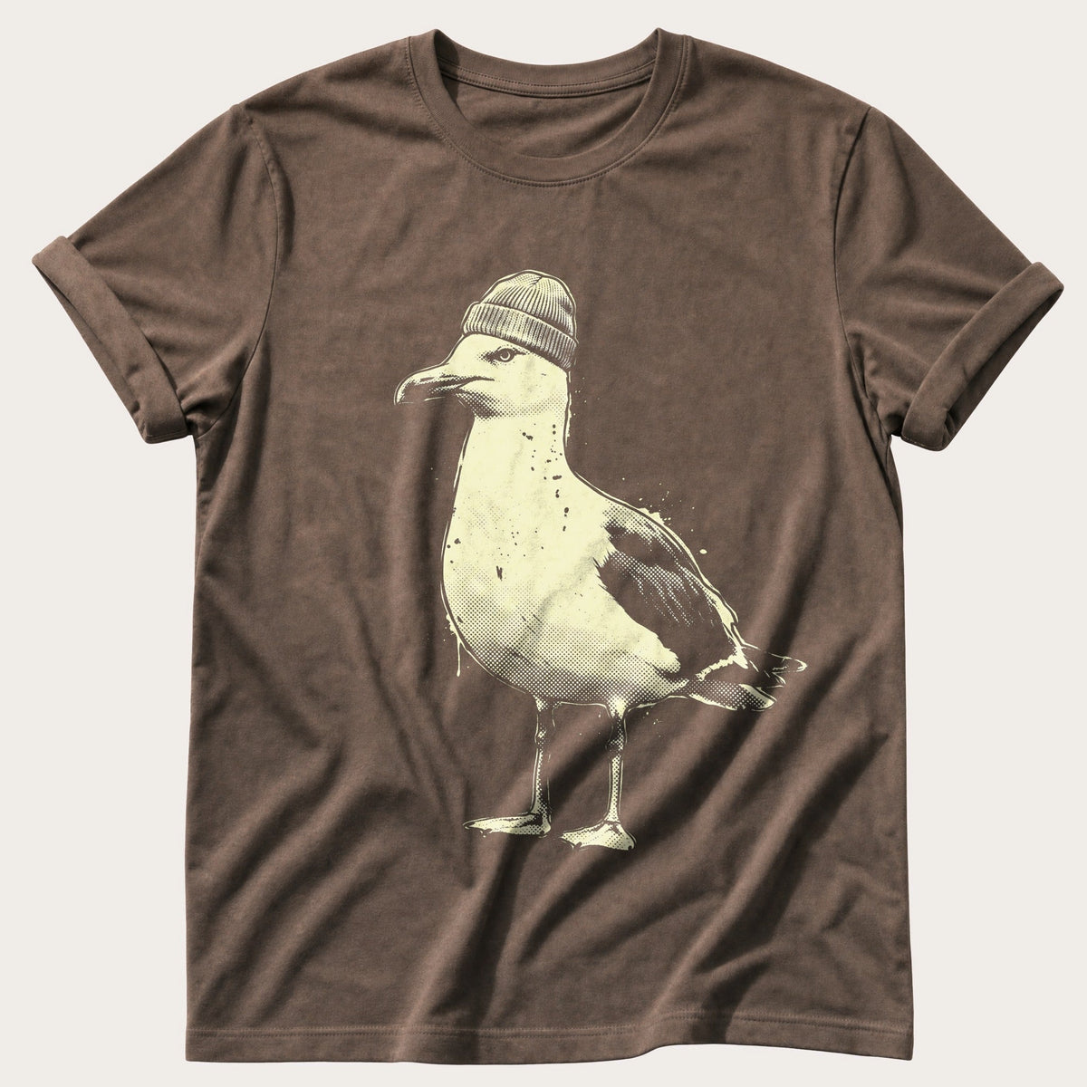 Street Seagull 6 — Espresso Comfort Colors tee