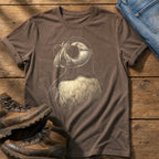 Sunglass Puffin 5 — Espresso Comfort Colors tee