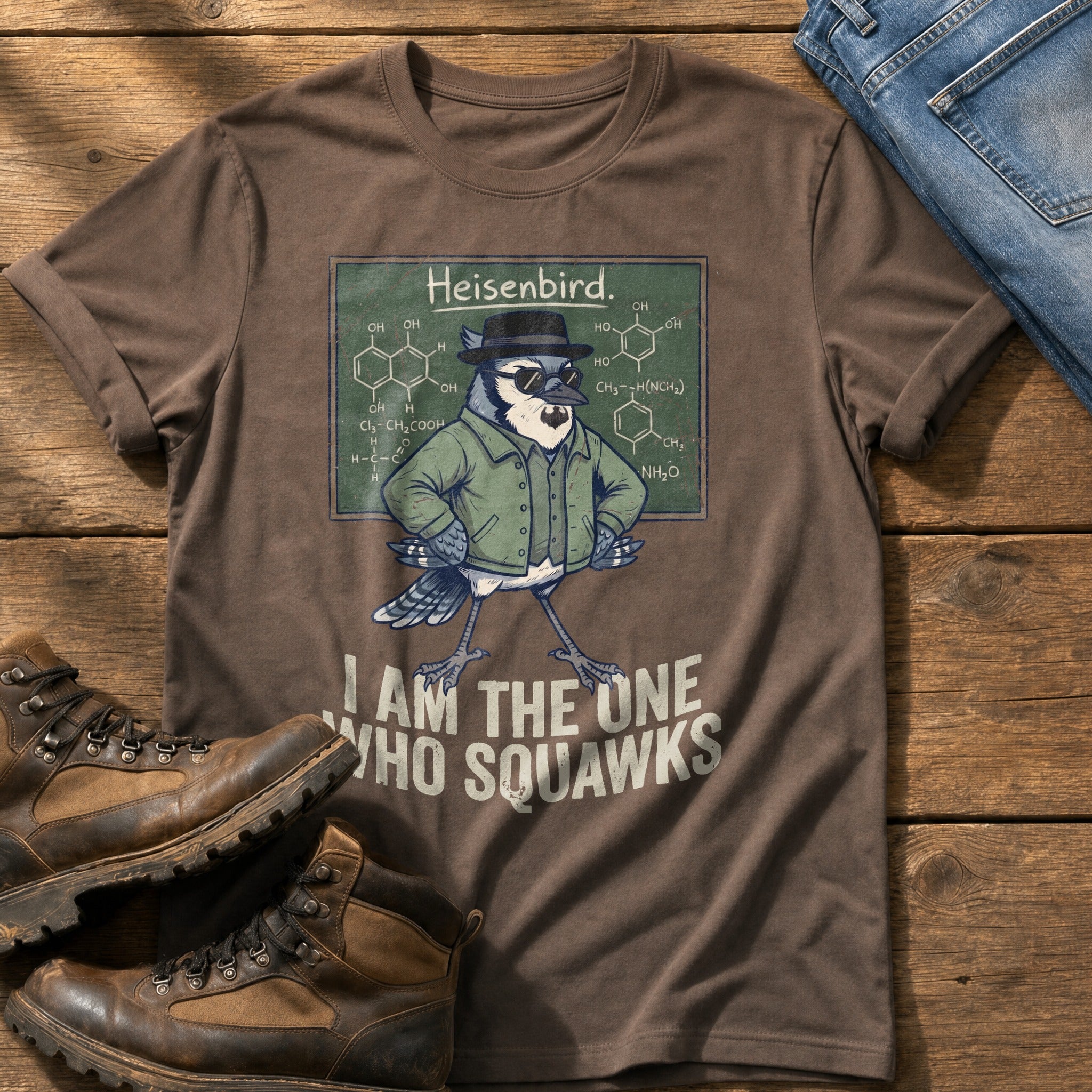 The One Who Squawks — Espresso Comfort Colors tee