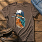 Trucker Fisher 3 — Espresso Comfort Colors tee