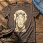 Washed Out Shoebill 4 — Espresso Comfort Colors tee