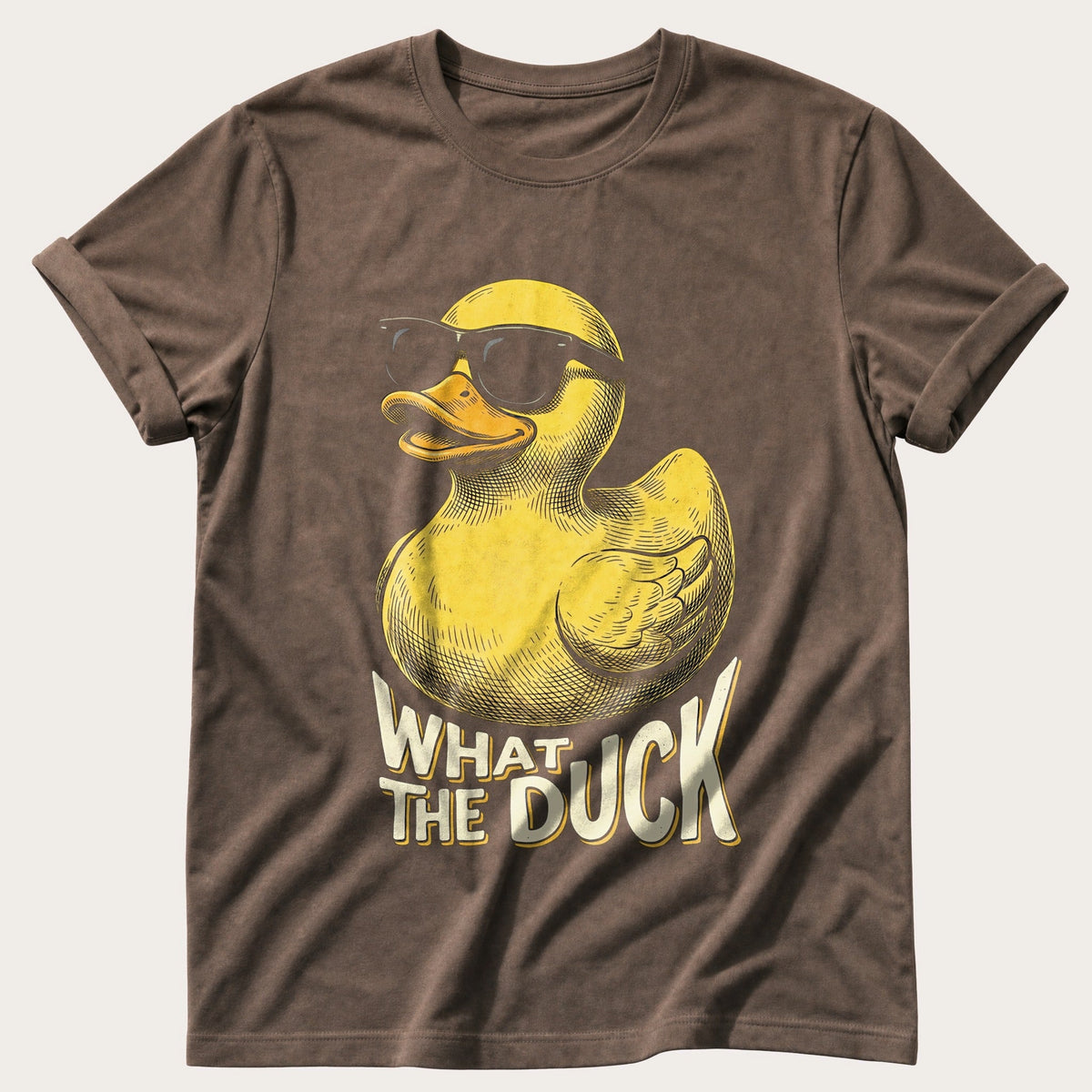 What The Duck 88 — Espresso Comfort Colors tee