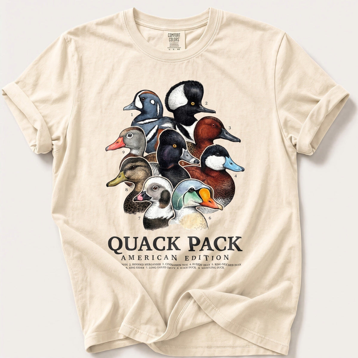 American Quack Pack — Ivory Comfort Colors tee