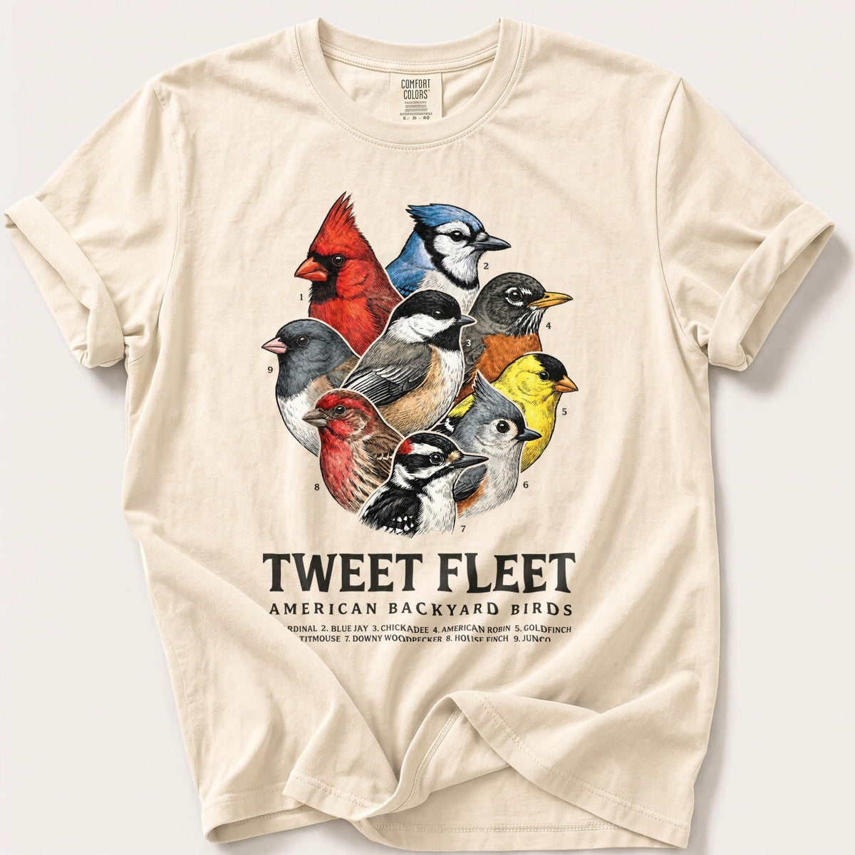 American Tweet Fleet — Ivory Comfort Colors tee