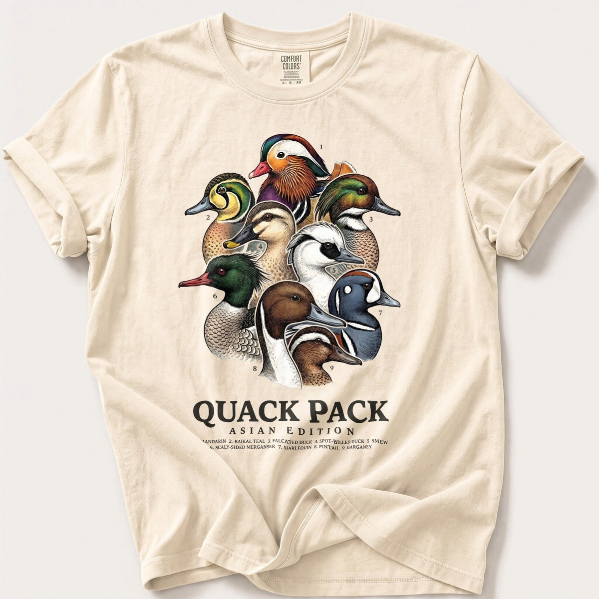 Asian Quack Pack — Ivory Comfort Colors tee