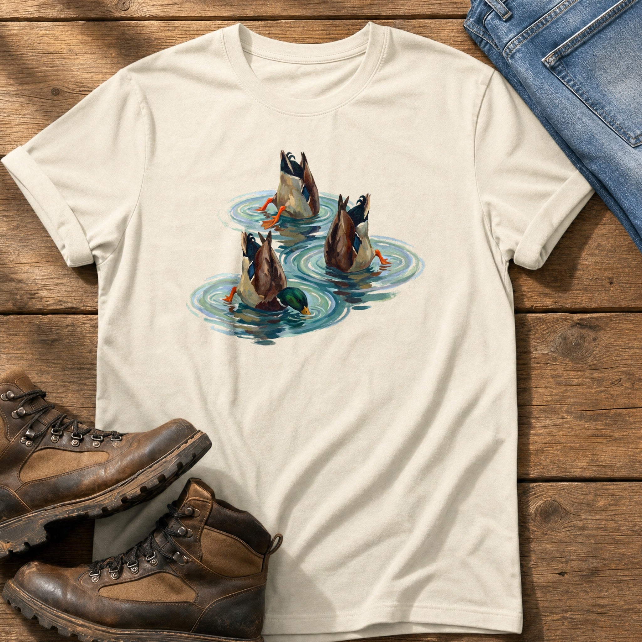 Bottoms Up Mallards — Ivory Comfort Colors tee