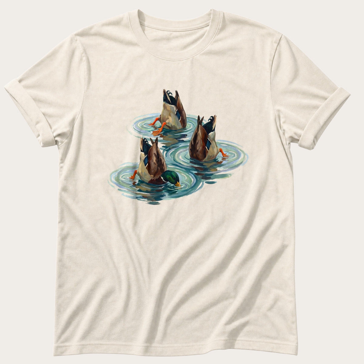 Bottoms Up Mallards — Ivory Comfort Colors tee