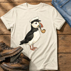 Cap Puffin 1 — Ivory Comfort Colors tee