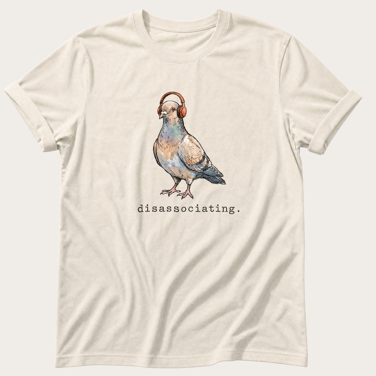 Disassociating — Ivory Comfort Colors tee