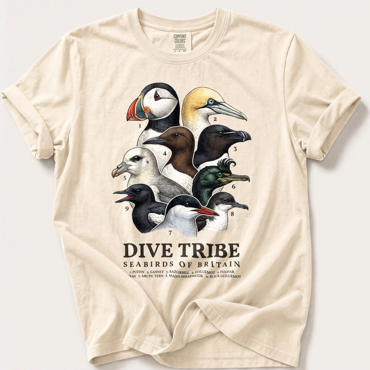Dive Tribe — Ivory Comfort Colors tee