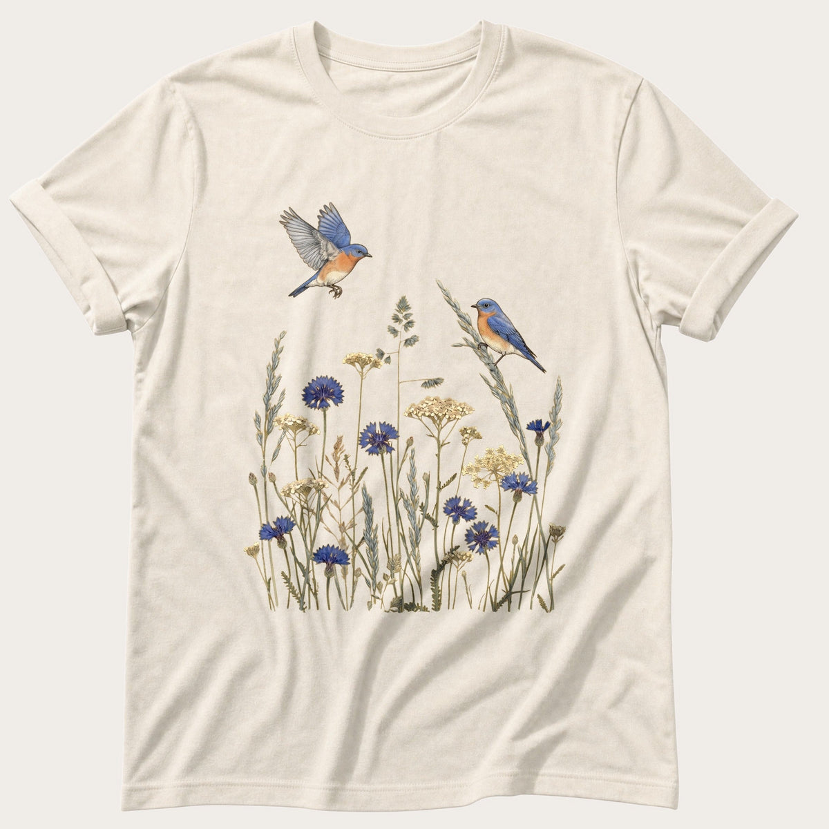 Field Birds 2 — Ivory Comfort Colors tee
