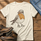 Hipster Robin 12 — Ivory Comfort Colors tee