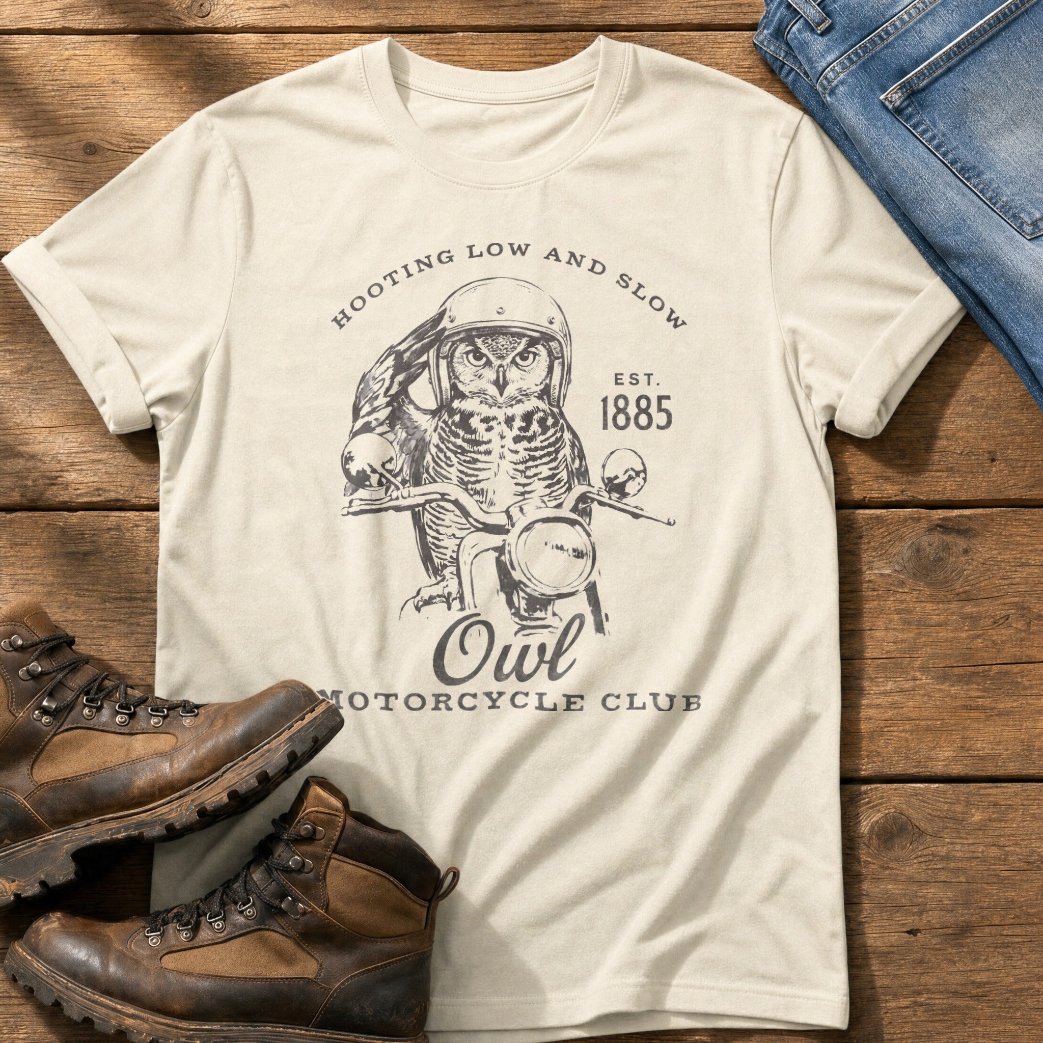 Hooting Low And Slow — Ivory Comfort Colors tee