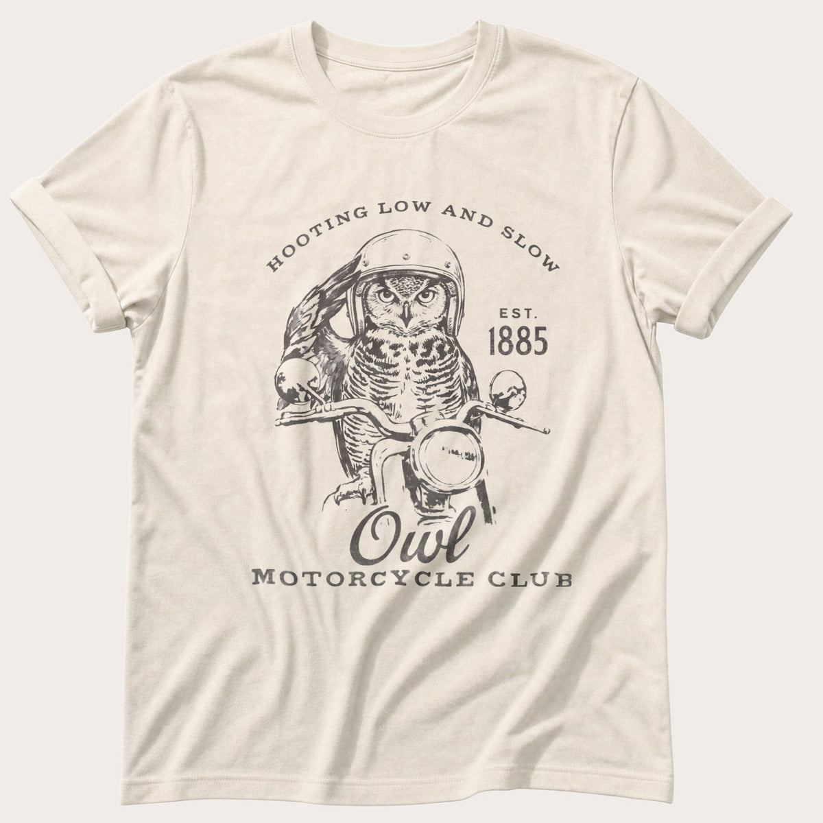 Hooting Low And Slow — Ivory Comfort Colors tee