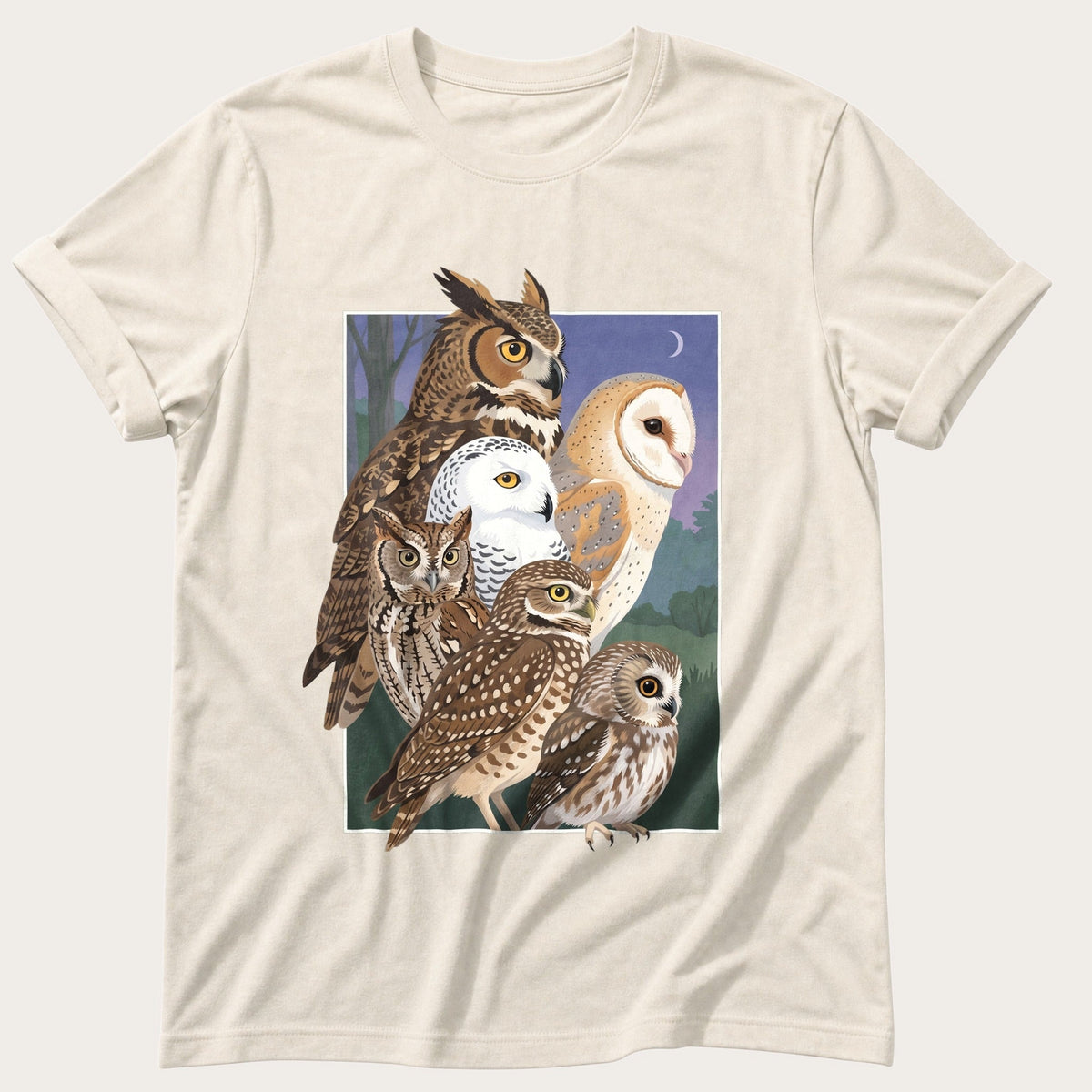 Owl Breeds 22 — Ivory Comfort Colors tee