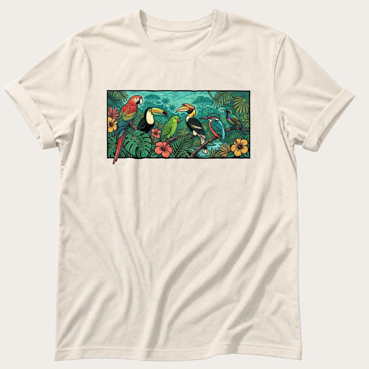 Parrot Species — Ivory Comfort Colors tee