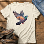 Pigeon Skyline — Ivory Comfort Colors tee