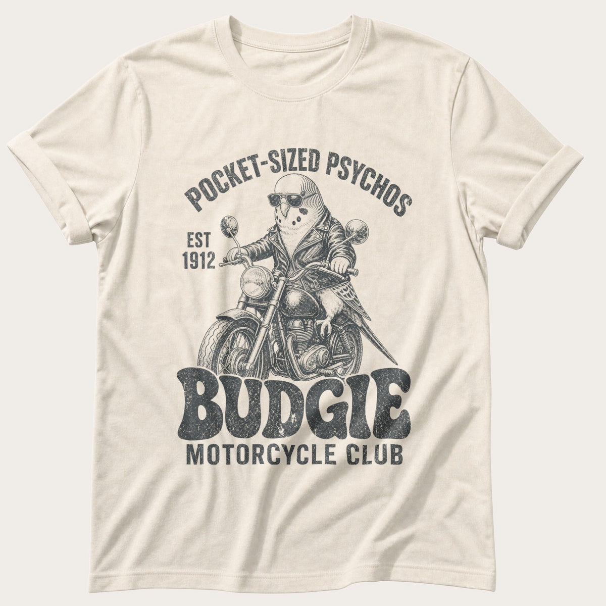 Pocket-Sized Psychos — Ivory Comfort Colors tee
