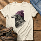 Raven Sketch 4 — Ivory Comfort Colors tee