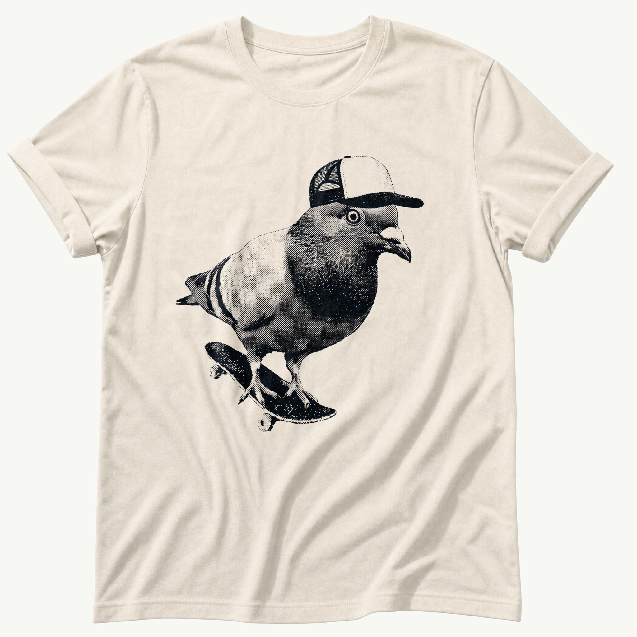 skater-pigeon — Ivory Comfort Colors tee