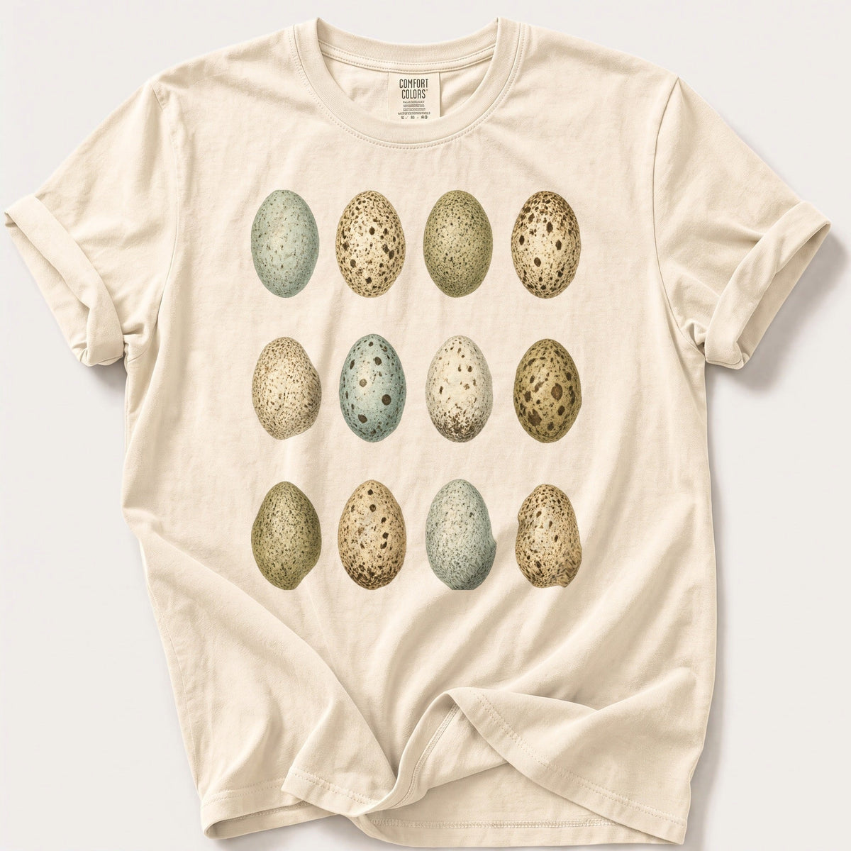 Speckled Eggs — Ivory Comfort Colors tee