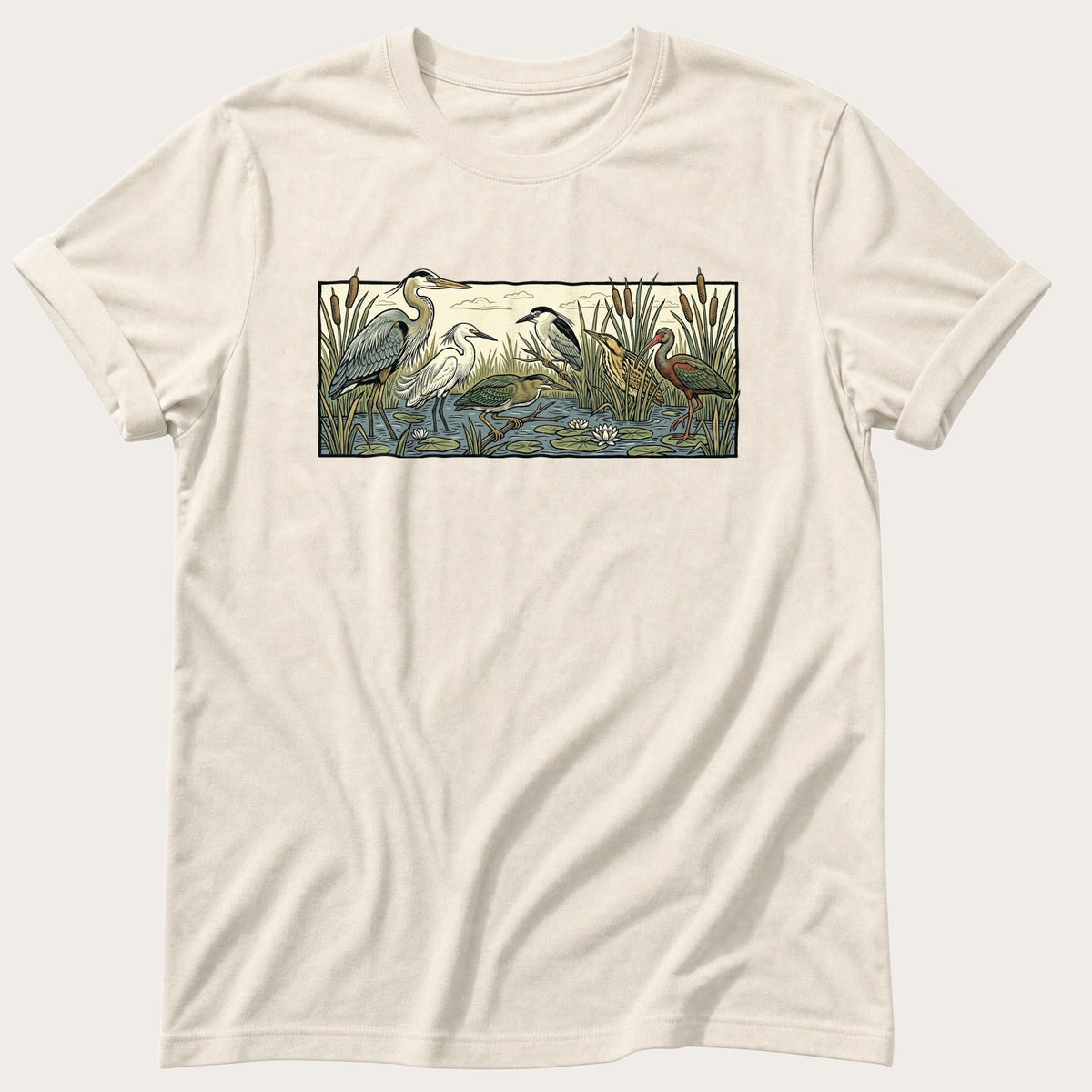Water Bird Species — Ivory Comfort Colors tee