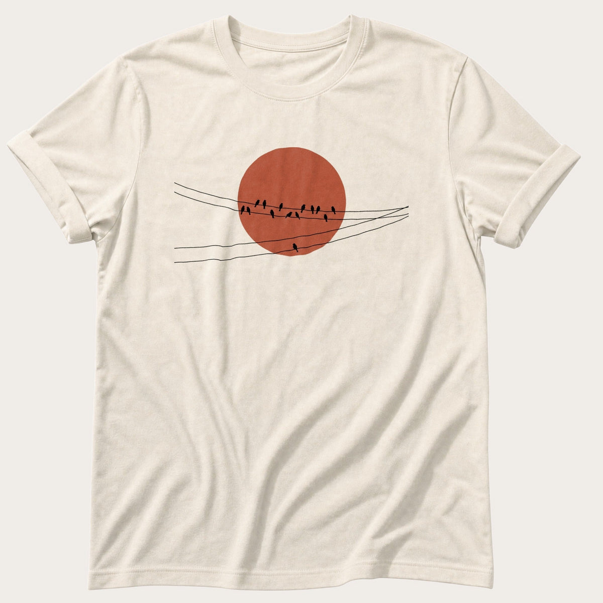 Wires At Sundown — Ivory Comfort Colors tee