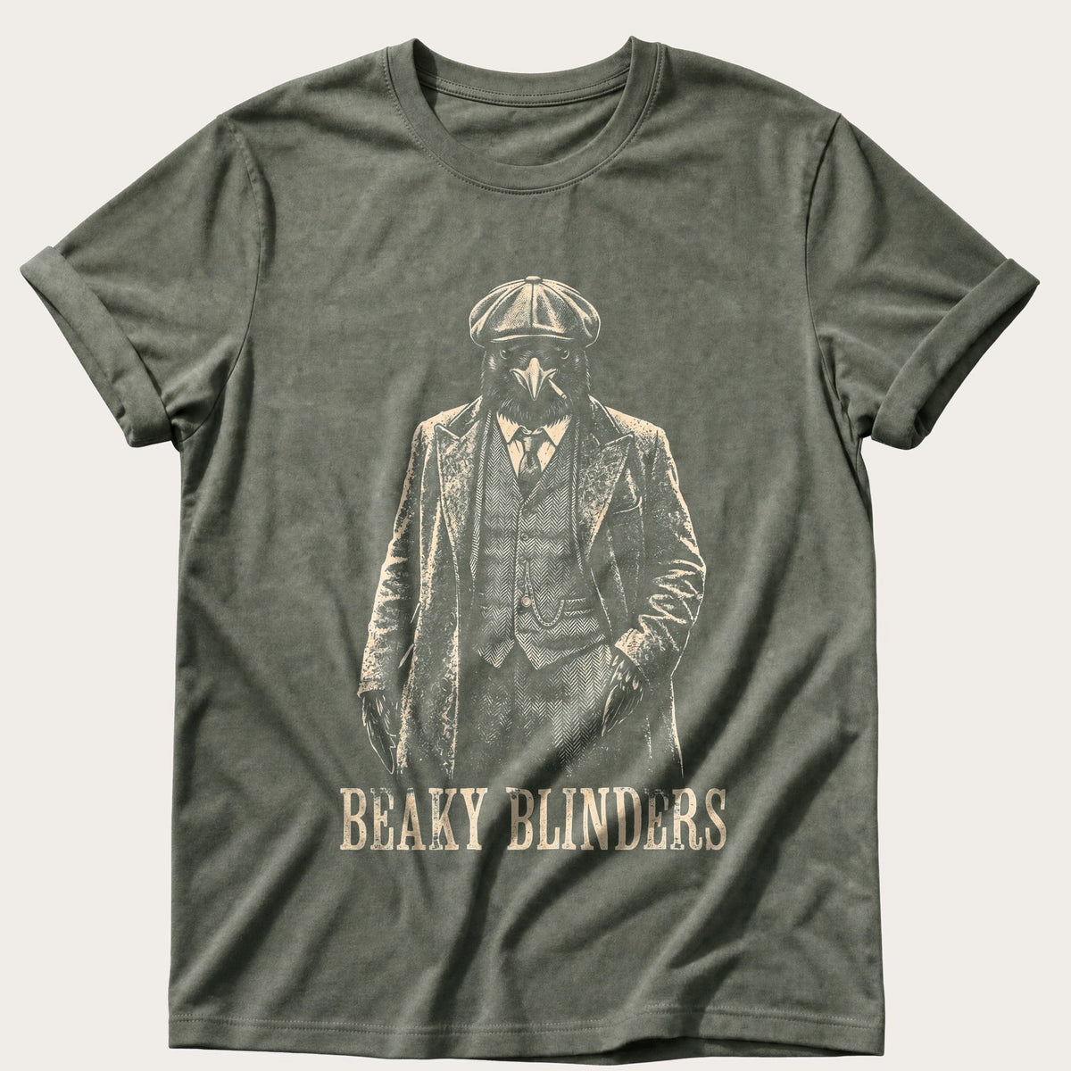 Beaky Blinders — Moss Comfort Colors tee