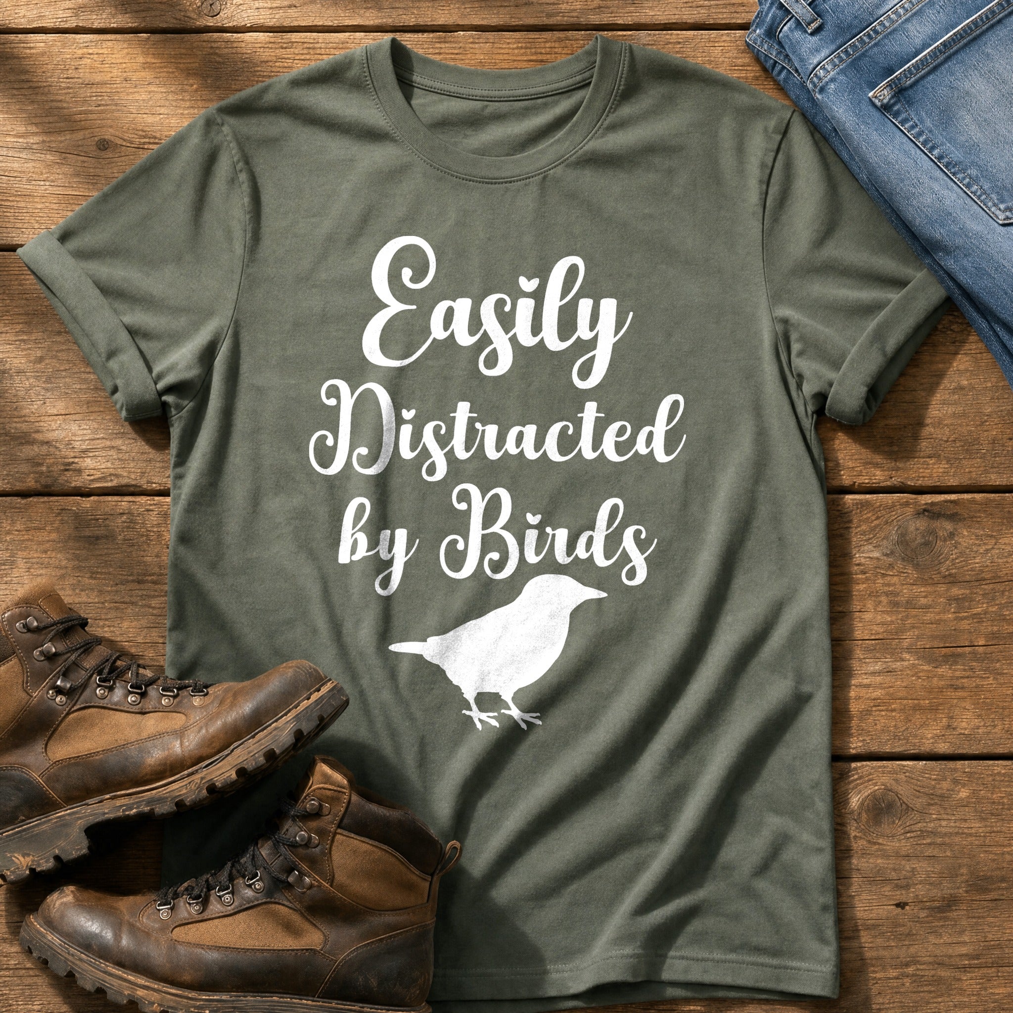 BIRD 26 — Moss Comfort Colors tee