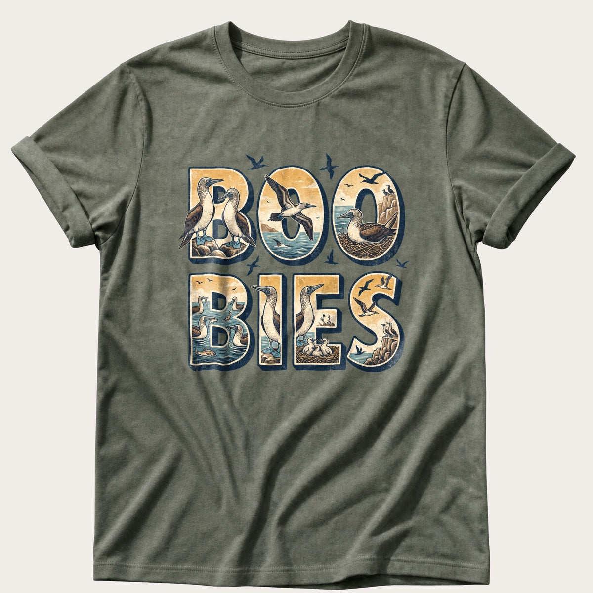 Boo Bies — Moss Comfort Colors tee