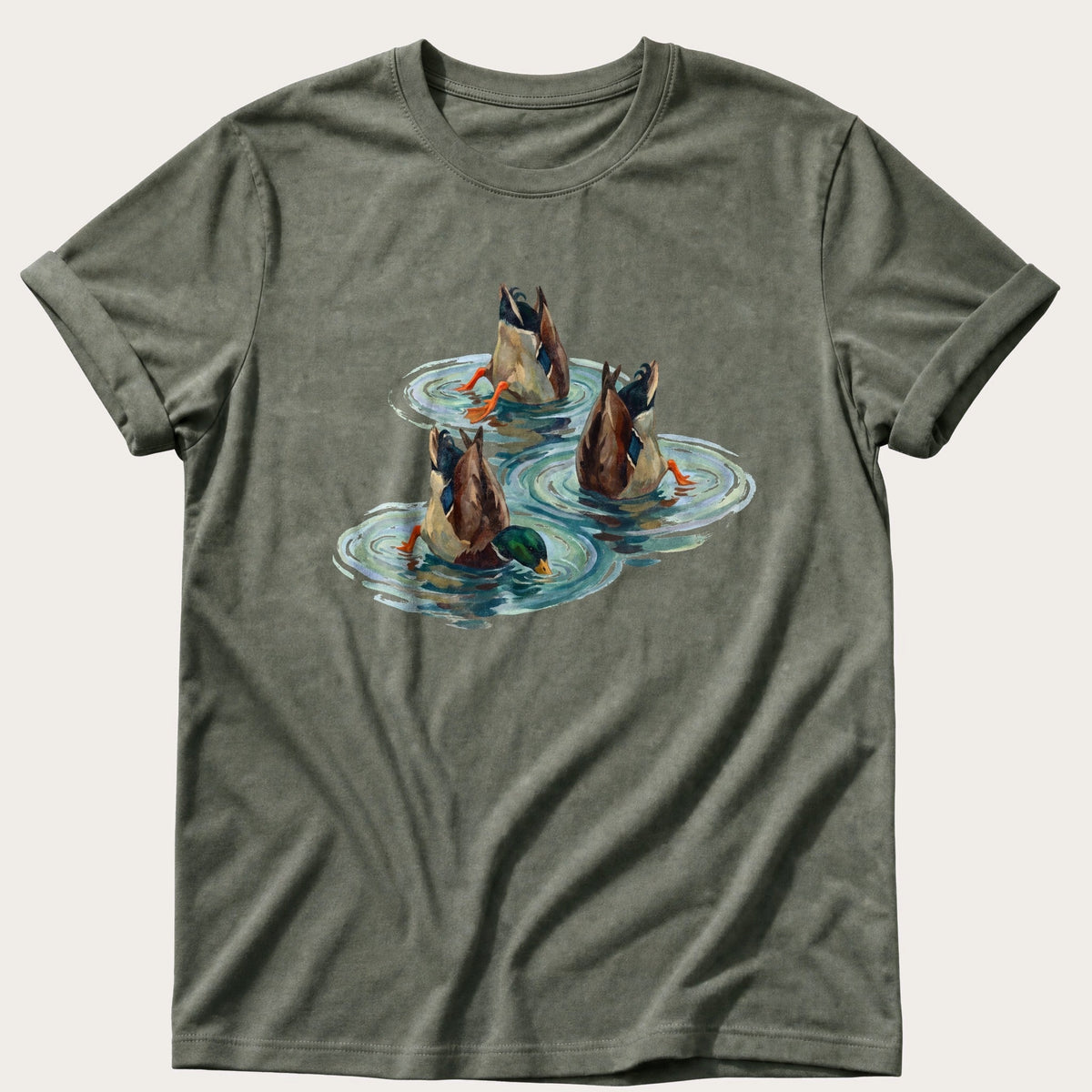 Bottoms Up Mallards — Moss Comfort Colors tee