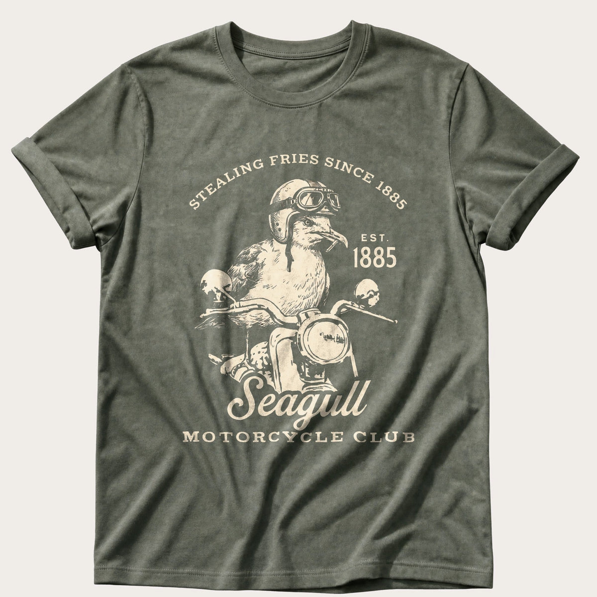 Chip Thief — Moss Comfort Colors tee