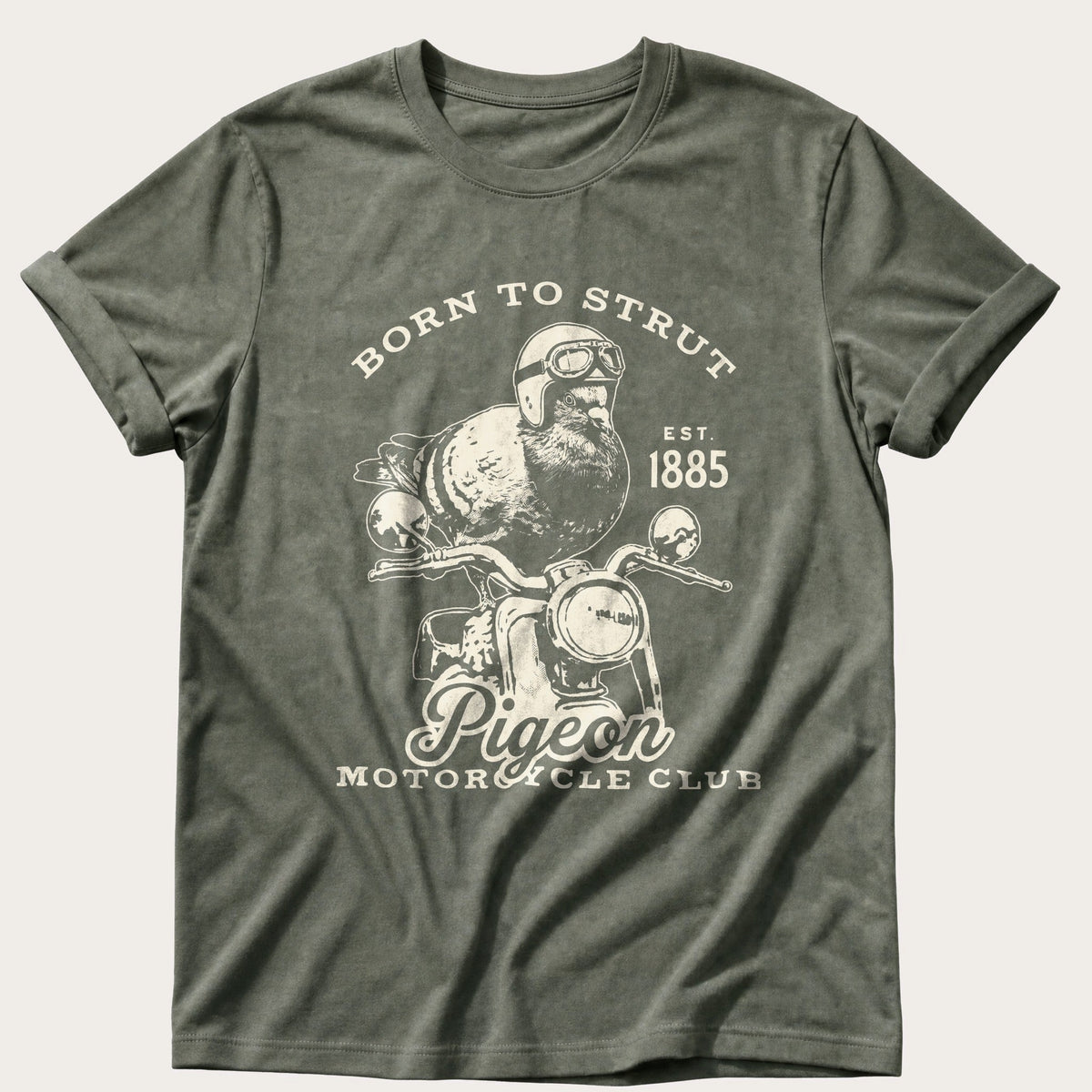Cock Of The Walk — Moss Comfort Colors tee