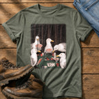 Gulls Playing Poker — Moss Comfort Colors tee
