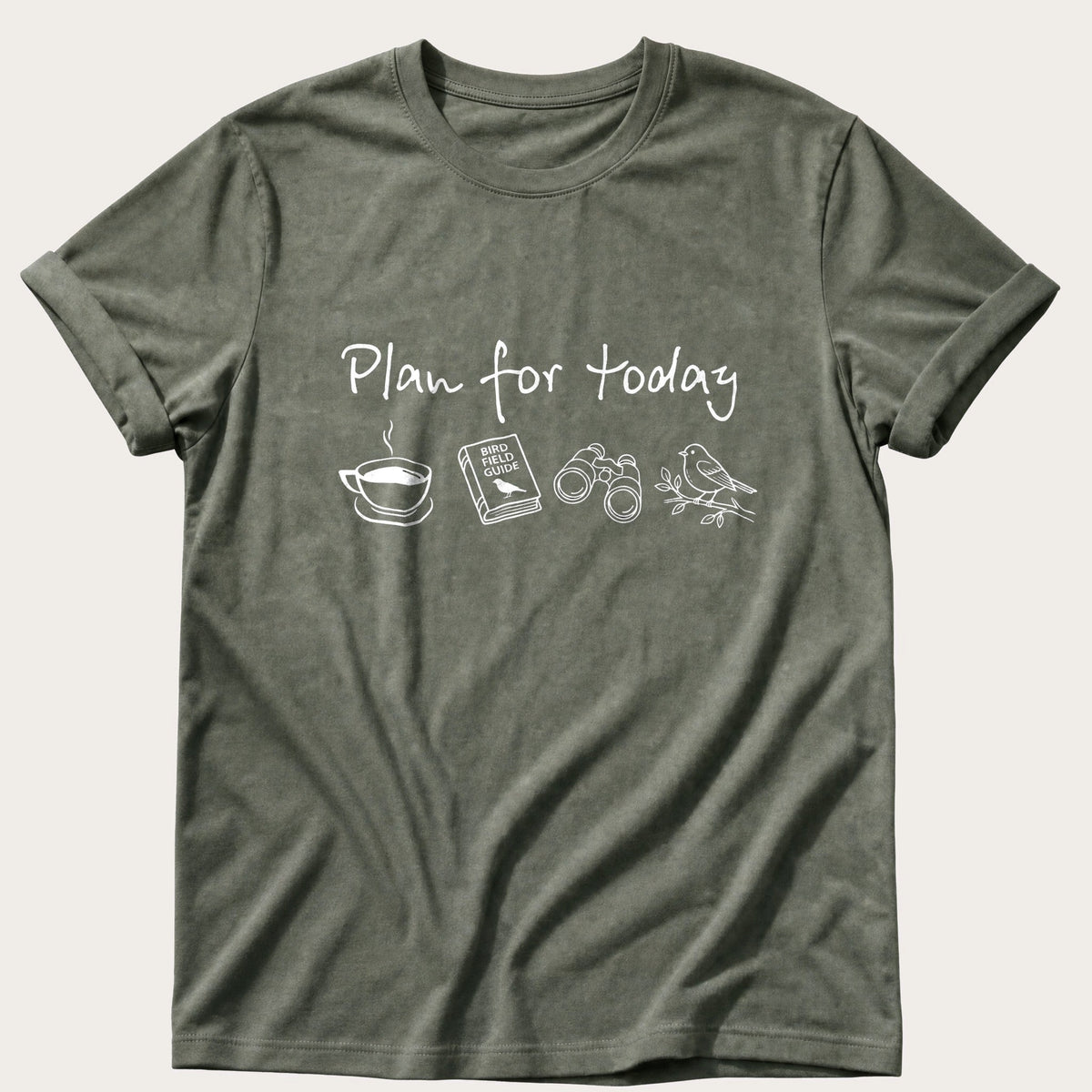 Plan For The Day — Moss Comfort Colors tee
